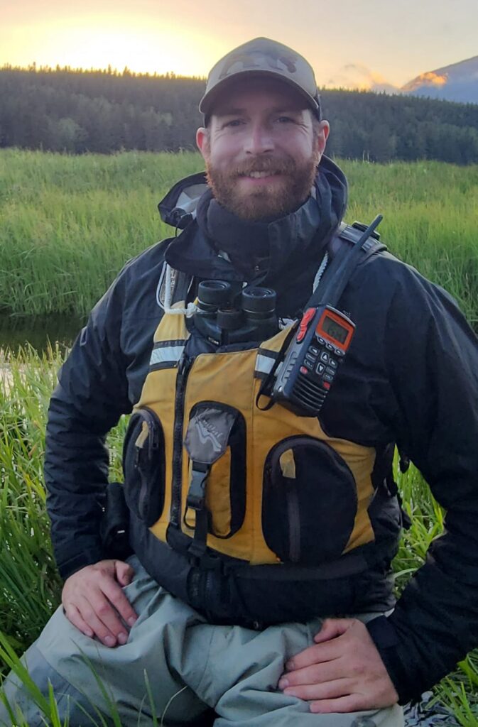 Eddy Savage guiding in the Great Bear Rainforest